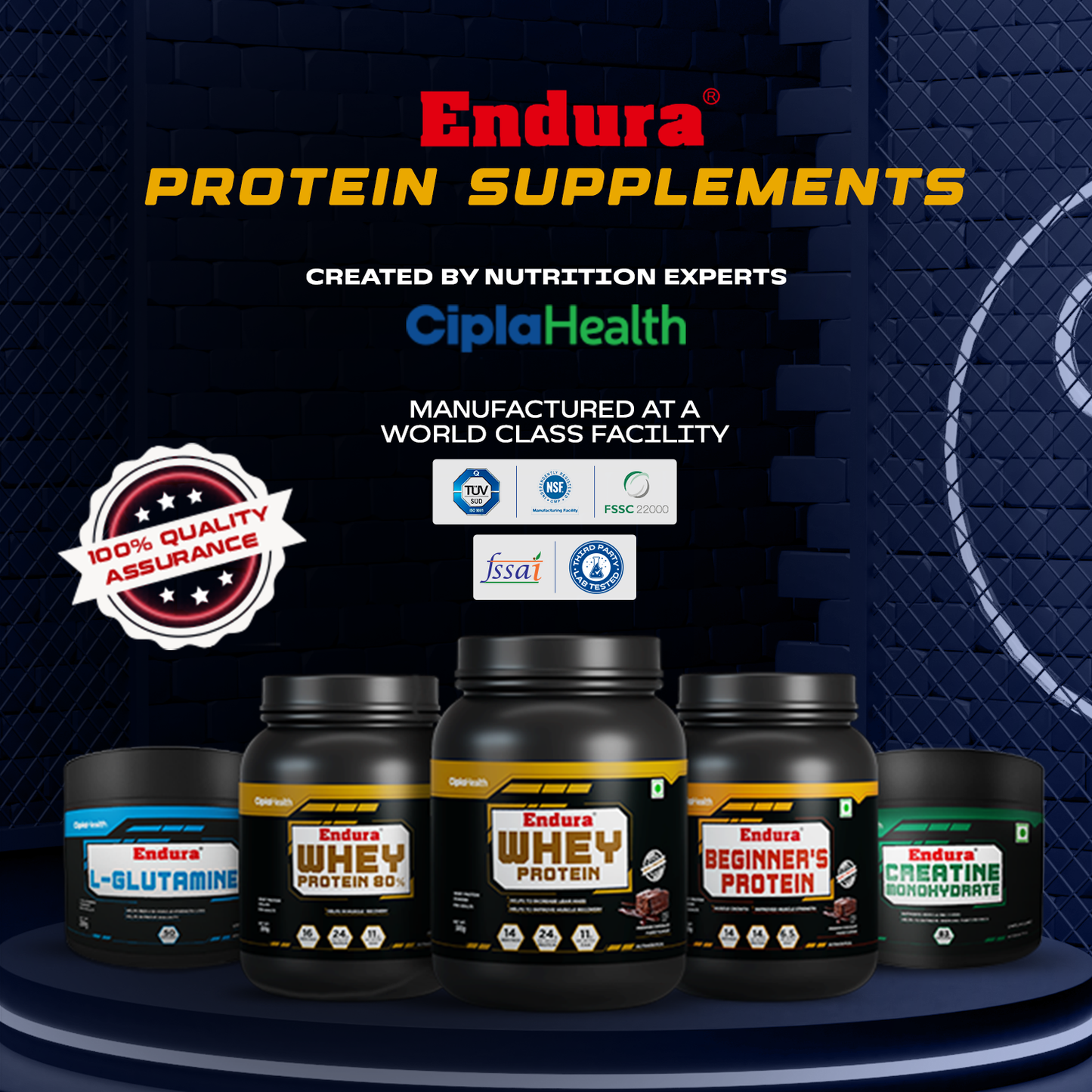 Endura Whey Protein 40% Choco Fudge 500g