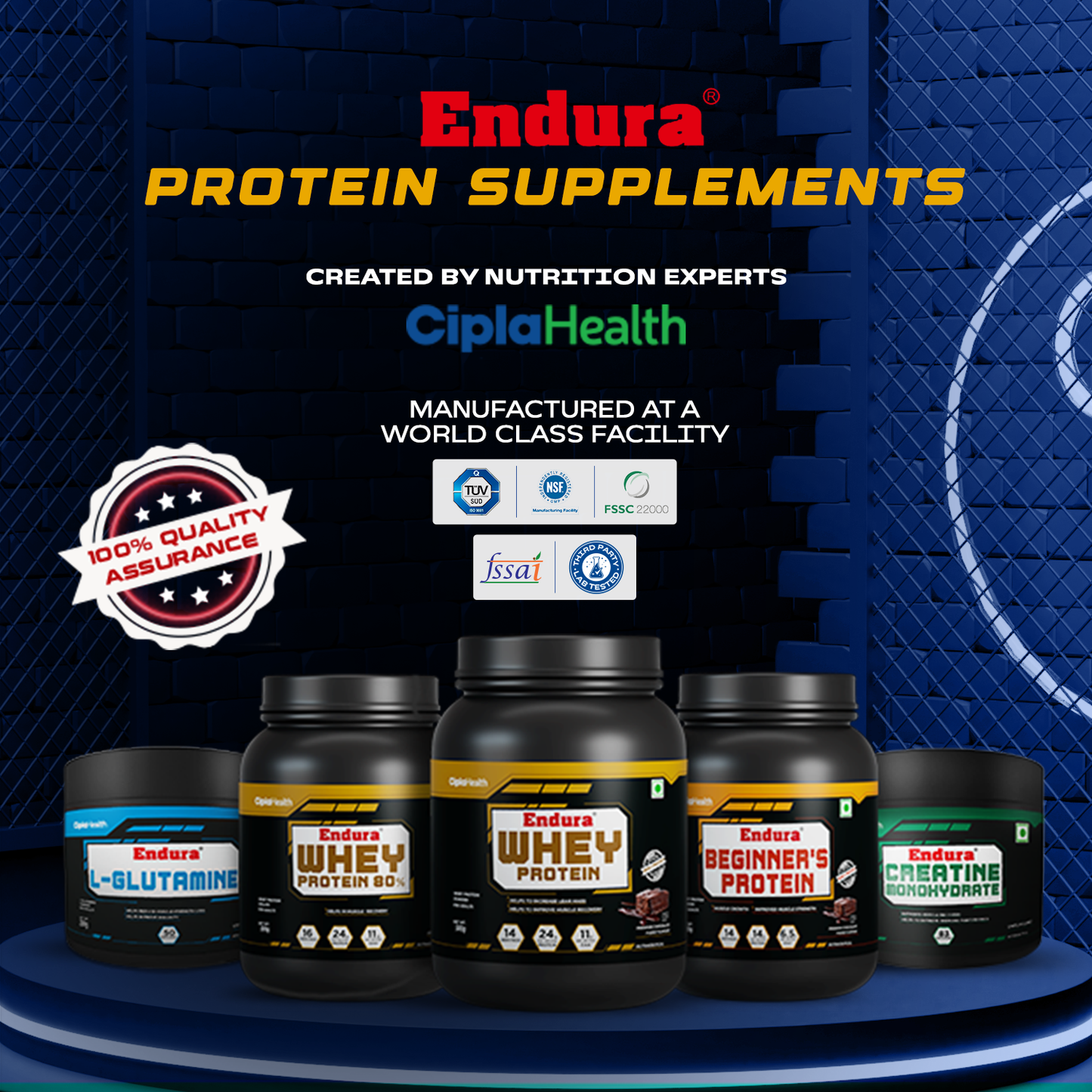 Endura Whey Protein 80% Choco Fudge 500g