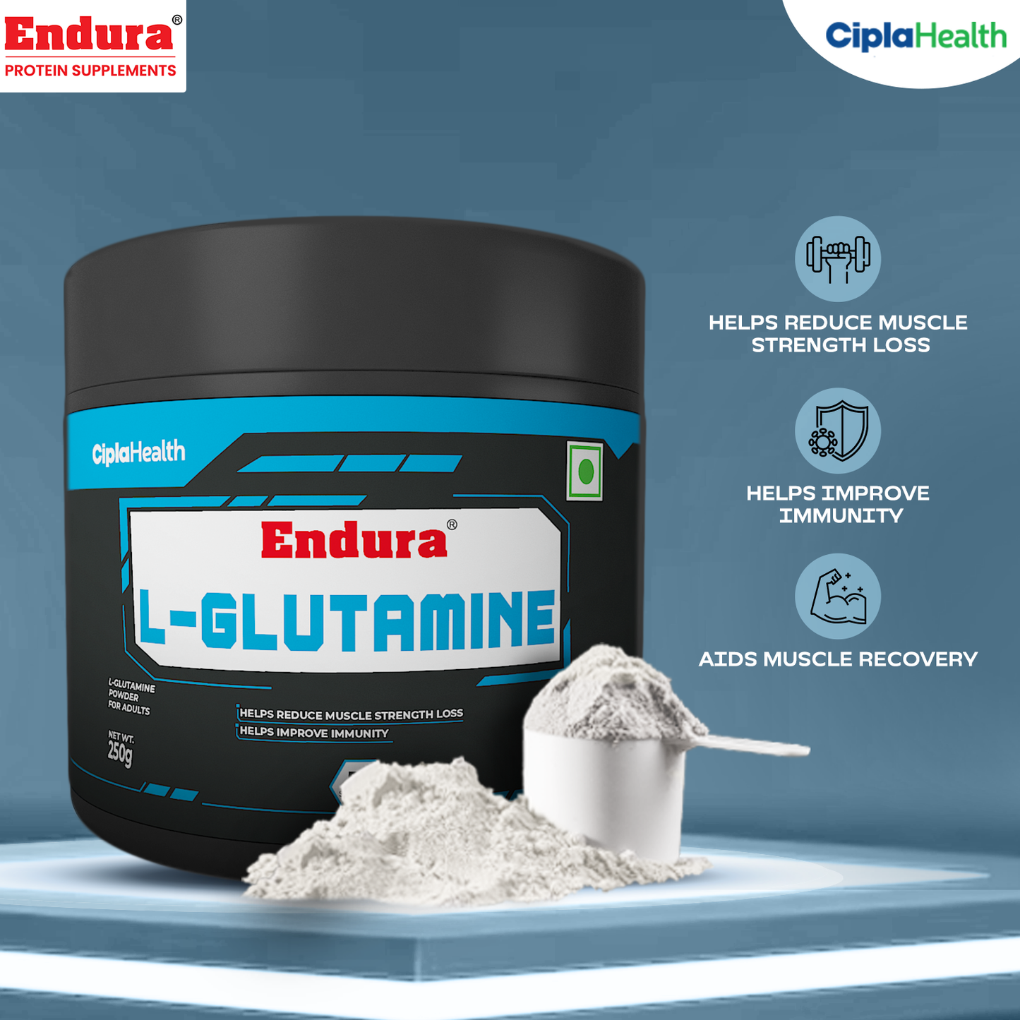 Endura L-Glutamine 250g