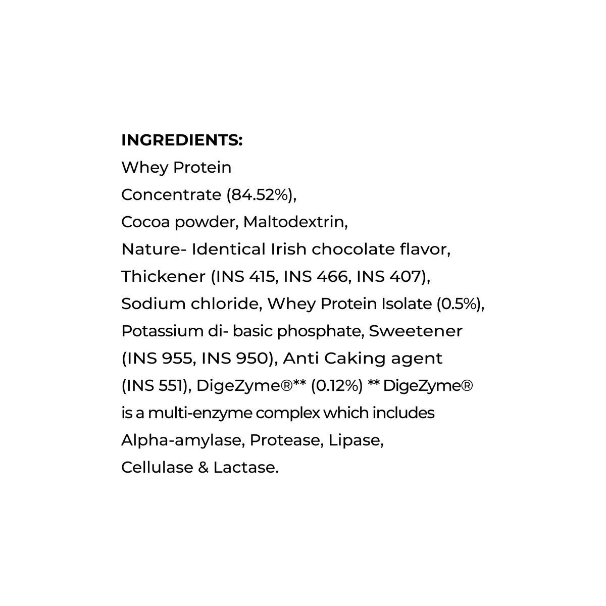 Endura Whey Protein 80% RAW Whey 500 gms