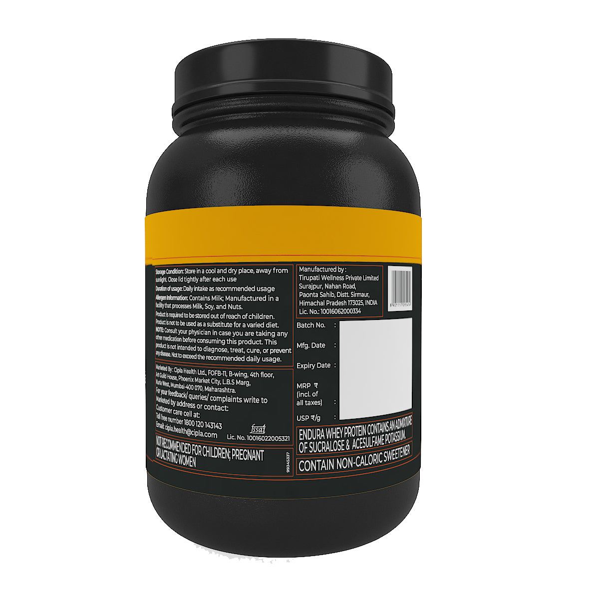 Endura Whey Protein 40% Choco Fudge 500g