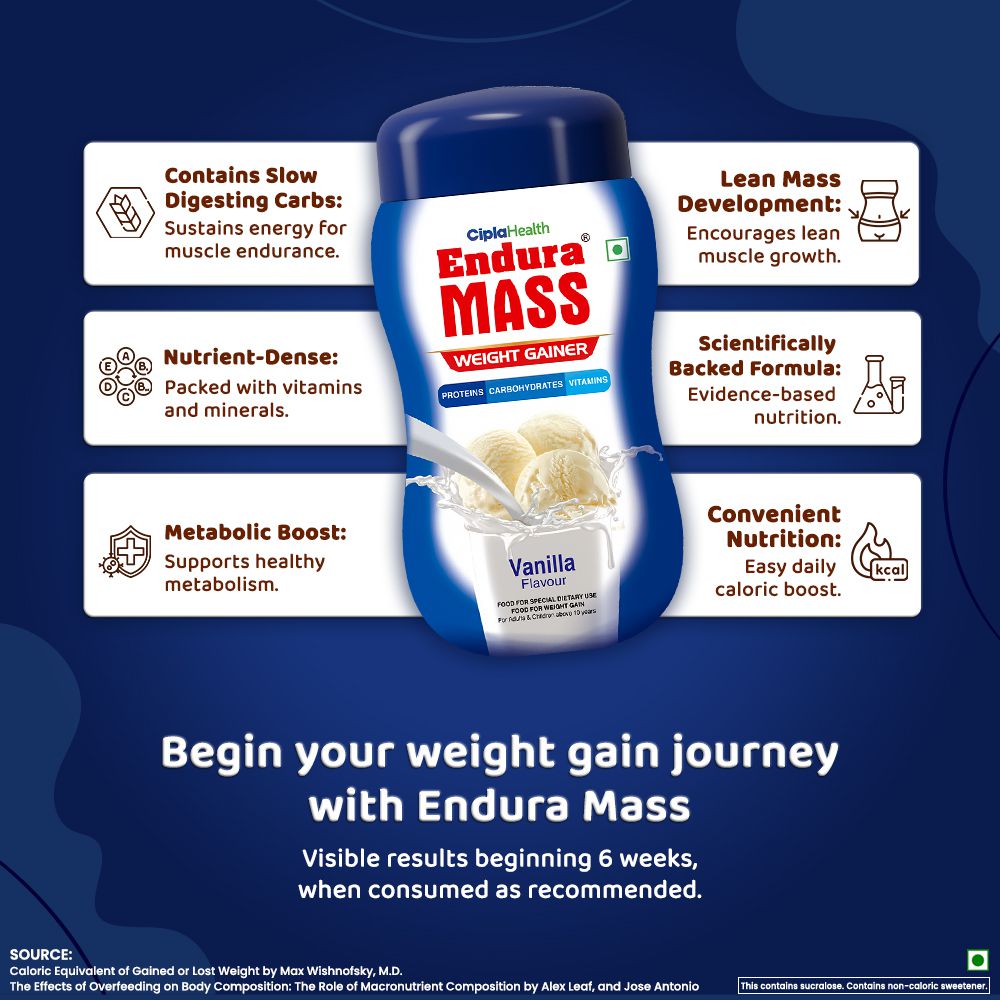 Endura Mass Vanilla - 550g