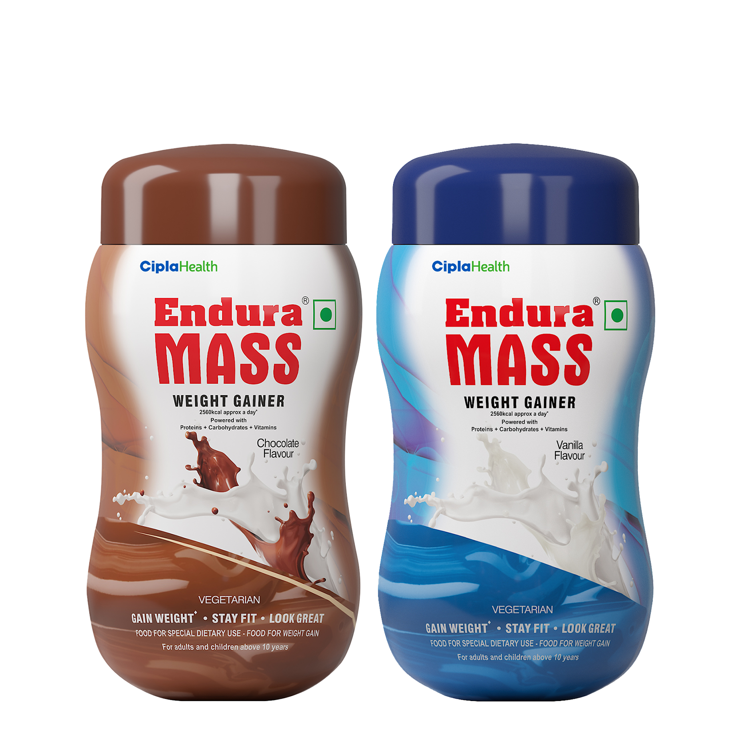 Endunga Wambo Chocolate & Vanilla Combo | Best Weight Gainer - 500gm | Endura Mass ...