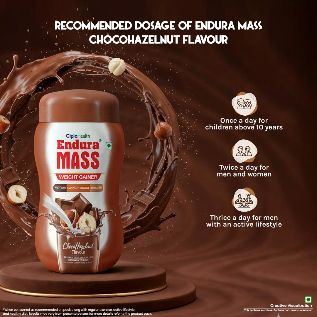 Endura Mass Weight Choco Hazelnut Flavour 550 g