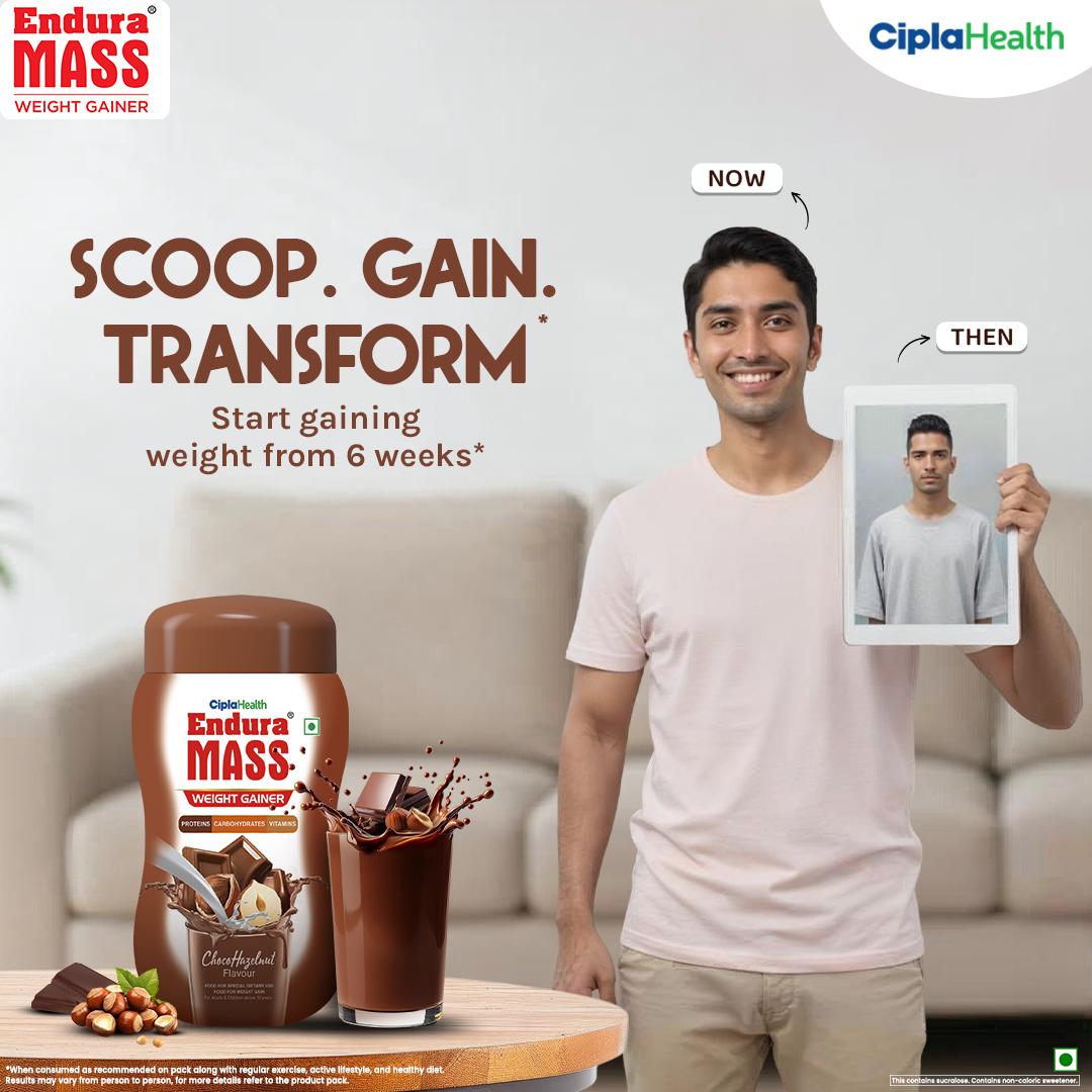 Endura Mass Weight Choco Hazelnut Flavour 550 g