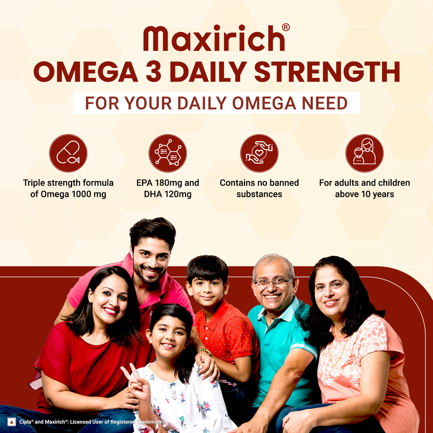 Maxirich Omega 3 Daily Strength