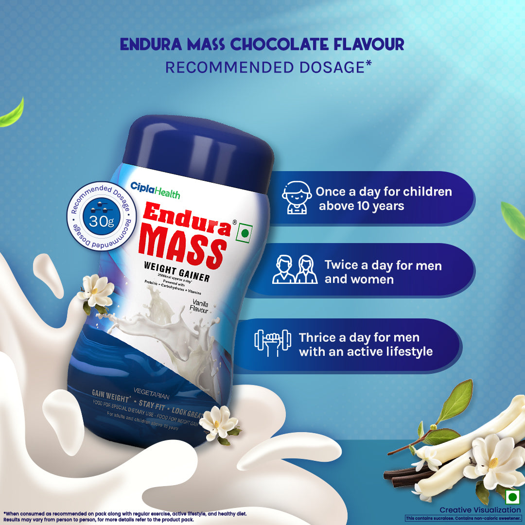 Endura Mass Vanilla - 550g