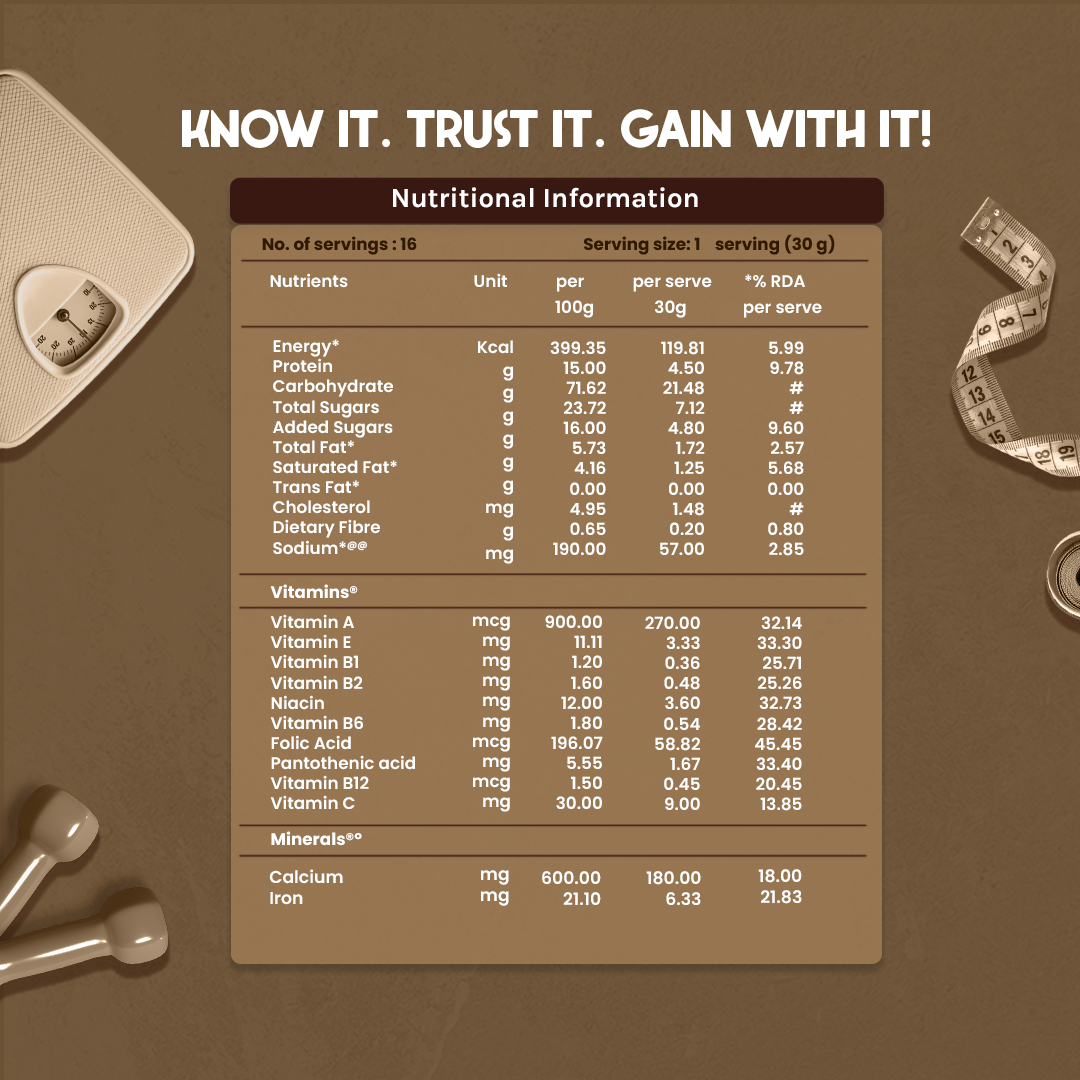 Endura Mass Weight Chocolate Fudge Flavour 500 g